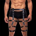 InToYou BDSM Line Fabian Leg & Waist Bondage Harness Black