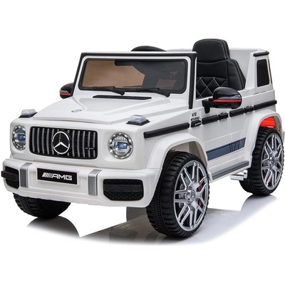 Mamido Elektrické autíčko Mercedes G63 AMG biela