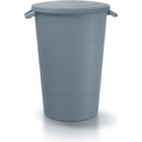 Prosperplast SMOOTH Plastová nádoba s úchytmi 80l, světlo šedá IDSM80U