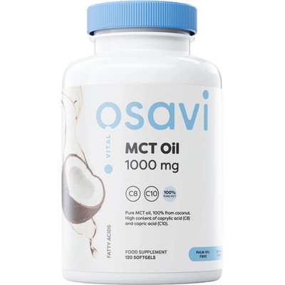 Osavi MCT Oil 1000 mg | C8 + C10 [120 Гел капсули]