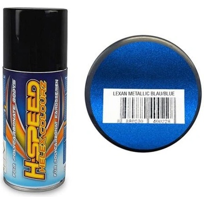 H-Speed farba v spreji 150 ml metalická modrá