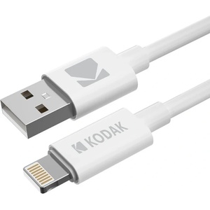  Кабел KODAK USB-A към Lightning, 1m, бял