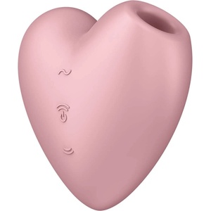 Satisfyer Cutie Heart - презареждаем клиторен вибратор с въздушни вълни (розов)