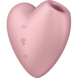 Satisfyer Cutie Heart - вибратор за клитор с въздушни вълни - акумулаторен