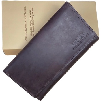 WILD´S COLLECTION Dámská kožená peněženka wild 5622 hnědá