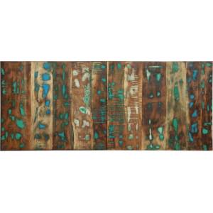 vidaXL Табла за глава Multicolour 120 cm Масивна дървесина Reclaimed (4017492)