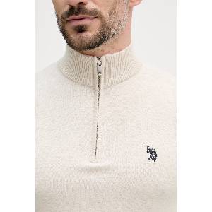 U. S. Polo Assn U. S. Polo Assn. пуловер мъжки памук COTTON 1/4 ZIP NECK (MUP3938.L22)