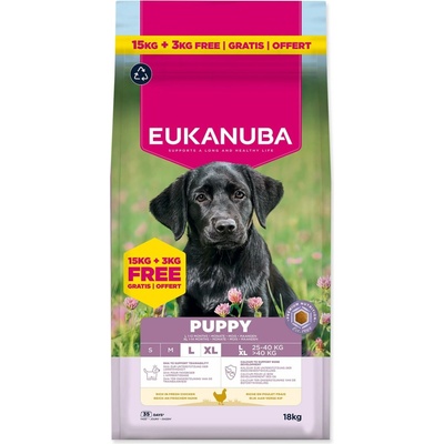Eukanuba Growing Puppy Large Breed Chicken 18 kg