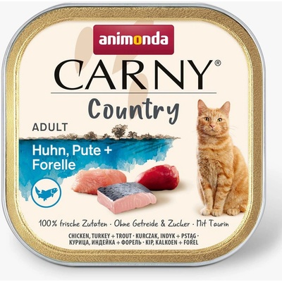 Animonda Carny Country Adult - пиле, пуйка и пъстърва 100 г