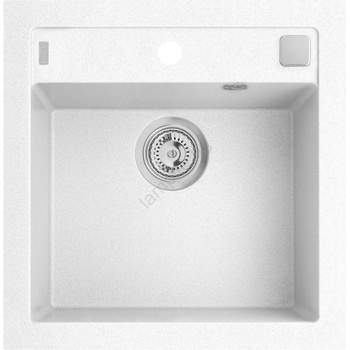 Alveus 1128395 - Кухненска мивка FORMIC 52x51 см гранит/бял (AV0030)