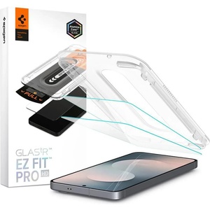 Spigen Glass tR EZ Fit Pro комплект 2 броя, прозрачен - Samsung Galaxy S25 FE (AGL10202)