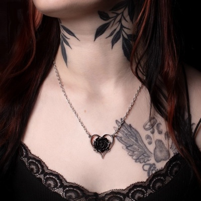 Alchemy gothic чокър ALCHEMY GOTHIC - Heart of Blackness - P991