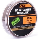 Fox Edges Zig & Floater Hooklink Tranks Khaki 100 m 0,26 mm 10 lb