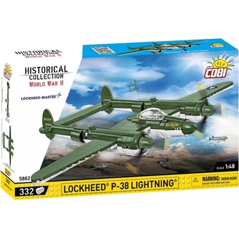 Cobi 5882 Americký stíhací letoun Lockheed P-38 Lightning, 1:48