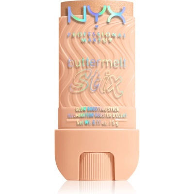 NYX Professional Makeup Buttermelt Glow Stix озаряващ стик цвят 06 A Whole Melt 5 гр