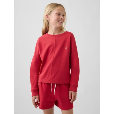 GAP detské oversize tričko Heavyweight červená