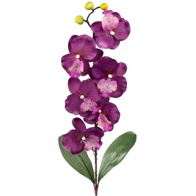 Umelá orchidea saténová L160-08