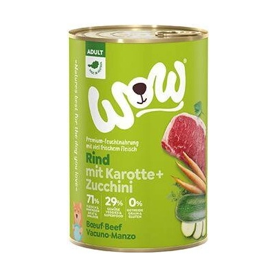 Wow Adult hovädzie s mrkvou 400 g