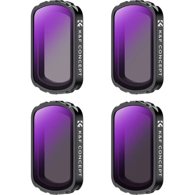 Kf Filter K&f Grey Filter Set Nd 4v1 Nd4 Nd8 Nd16 Nd32 Pro DJI Osmo Pocket 3 / Sku.2093