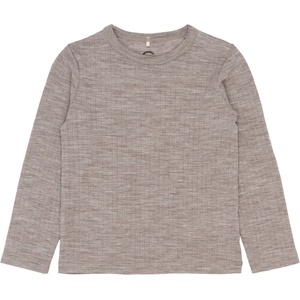 Mikk-Line Детски вълнен пуловер Mikk-Line Kid's Merino Wool L/S Top Merino longsleeve - Melange Denver - размер 140 (EU) (704-6010-0217)