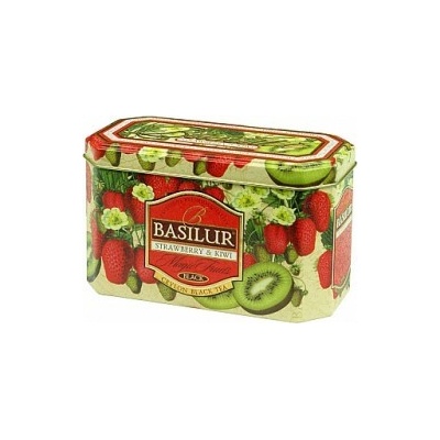 BASILUR Magic Fruit Strawberry & Kiwi plech 20 x 2 g