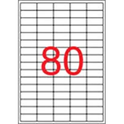 APLI Етикет, универсален, 35, 6x16, 9 mm, подвижен, заоблена пета, APLI, 2000 етикета в опаковка 10199 (10199)