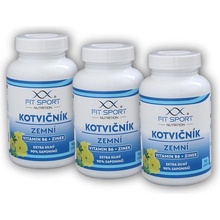 FitSport Nutrition 3x Kotvičník zemní 90% + Vitamin B6 + Zinok 90 kapsúl