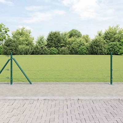 OMAXI Svařovaná drátěná plotina s betonovou základnou 25 x 0,6 m 275936