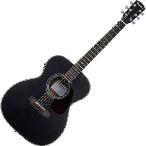 Pasadena PG-200E Black Електро-акустична китара Джъмбо