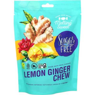 Melting Sweet Žvýkací bonbóny s příchutí citronu a zázvoru 105 g