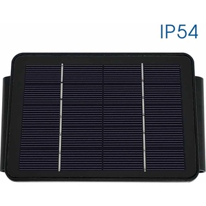 VIVALUX Соларен led аплик domino solar led ∙ 10w ∙ 4000k ∙ ip54 | Фасадно осветление с ефект 5 лъча (viv004790)