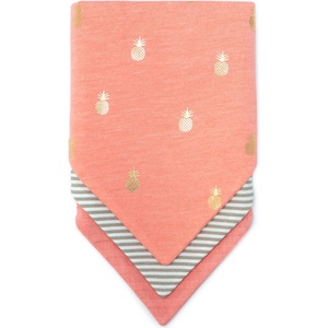 Kiki Bibs Пакет от 3 броя лигавник-бандана Kiki Bibs - Pineapples (234) - ozone