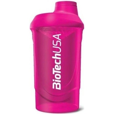 BioTech USA shaker Wave růžová 600 ml