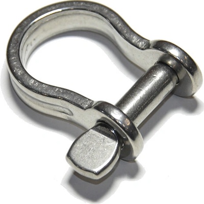 Strmeň (typ D) plochý, typ Omega, nehrdz. oceľ A4, 8mm