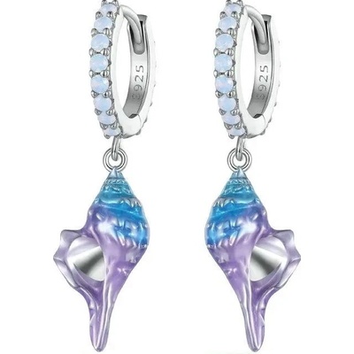 Grace Silver Jewellery stříbrné náušnice Mušle E-BSE841/139 stříbrná
