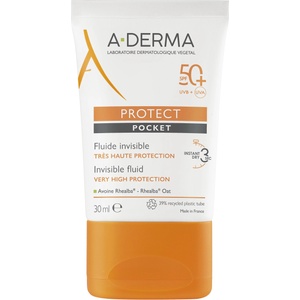 A-DERMA Protect Невидим флуид Pocket, SPF50+, 30 ml - ozone