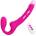 SuperLove Thrusting & Vibrating Strapless Strap-On with Remote Pink