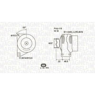 generátor MAGNETI MARELLI 063731958010