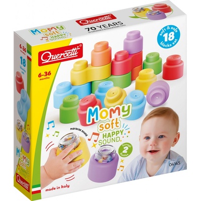 Quercetti 4145 Momy Soft Happy Sound 18 ks – Zbozi.Blesk.cz