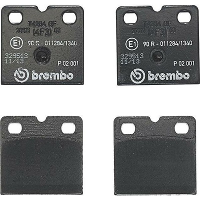 Sada brzdových destiček, parkovací brzda BREMBO P 02 001
