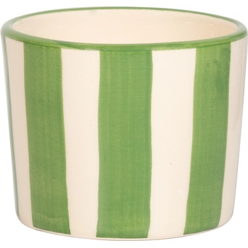 Zafferano Чаша халба Lido Righe раирана 230 мл зелена (RIG0105)