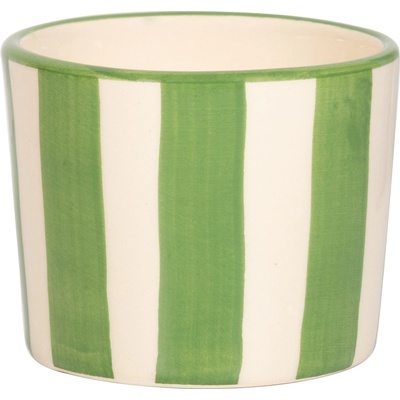 Zafferano Чаша халба Lido Righe раирана 230 мл зелена (RIG0105)