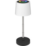 Platinet Настолна лампа RGB, 2W, LED, регулируема на височина, 5500K, 160 Lumen, захранвана с батерия, 1200 mAh, IP44, бяла PTL45RGB (PTL45RGB)
