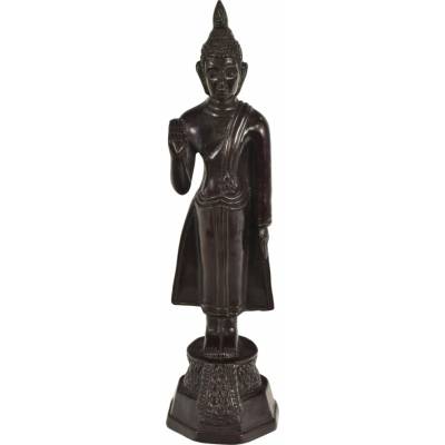 Sanu Babu Narozeninový Buddha, pondělí, pryskyřice, tmavě hnědý, 30cm