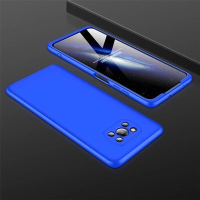 Púzdro SES Ochranné 360 ° celotelové plastové Xiaomi Poco X3 - modré