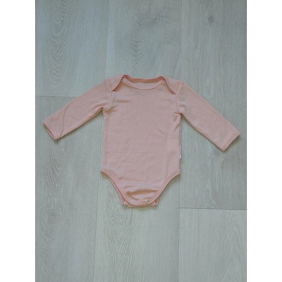 Rostoucí Merino Body MoniLu dl. rukáv růžová Body