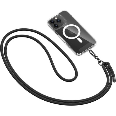 Šňůrka na krk TECH-PROTECT C1S crossbody černá/černá