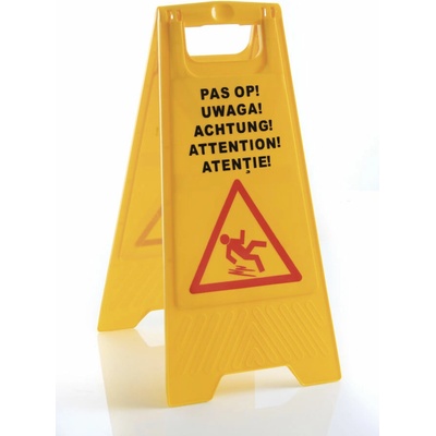 Hendi Ceduľa "Mokrá podlaha", 300x460x(H)615mm