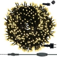 ISO 11374 Vianočné osvetlenie 500 LED 15W teplé biele 51.6 m