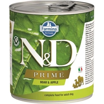 Farmina N&D dog PRIME boar & apple konzerva pre psy 285 g
